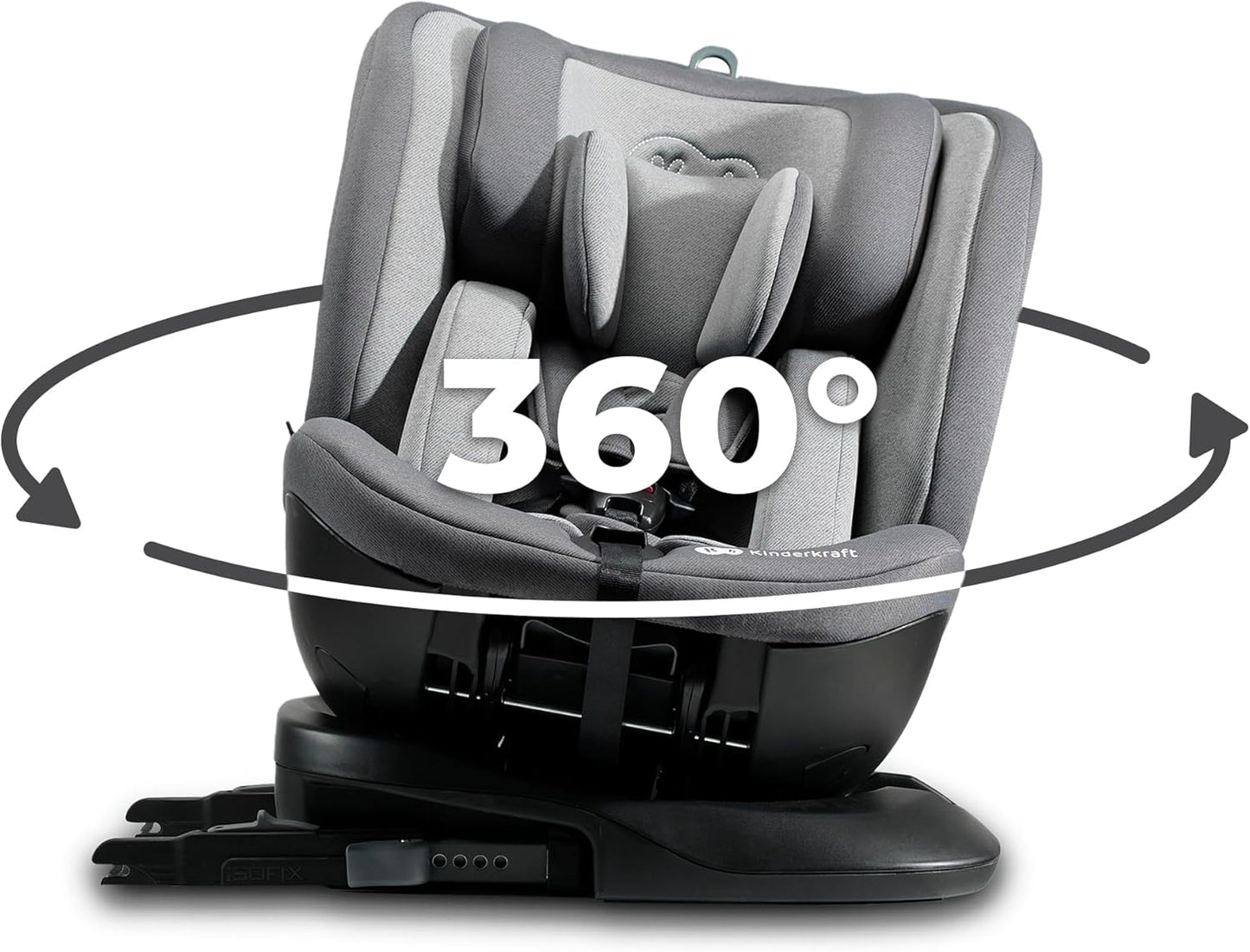 Siège Auto Kinderkraft XPEDITION i-Size Petitsmart – Évolutif 360° de 0 à 12 Ans (40–150 cm / 0–36 kg)