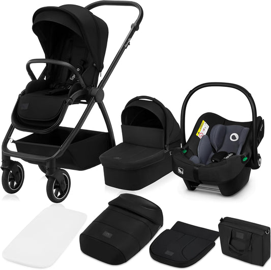 Pack Trio MERIL 3-en-1 Petitsmart – Poussette Tout-Terrain avec Nacelle