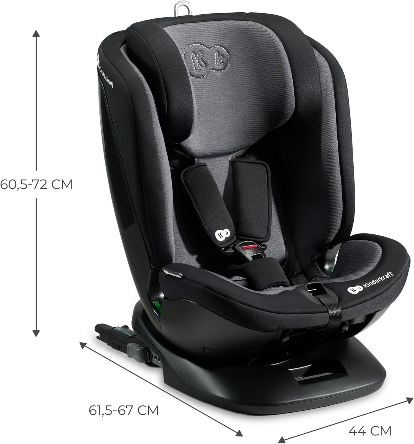 Siège Auto Kinderkraft XPEDITION i-Size Petitsmart – Évolutif 360° de 0 à 12 Ans (40–150 cm / 0–36 kg)