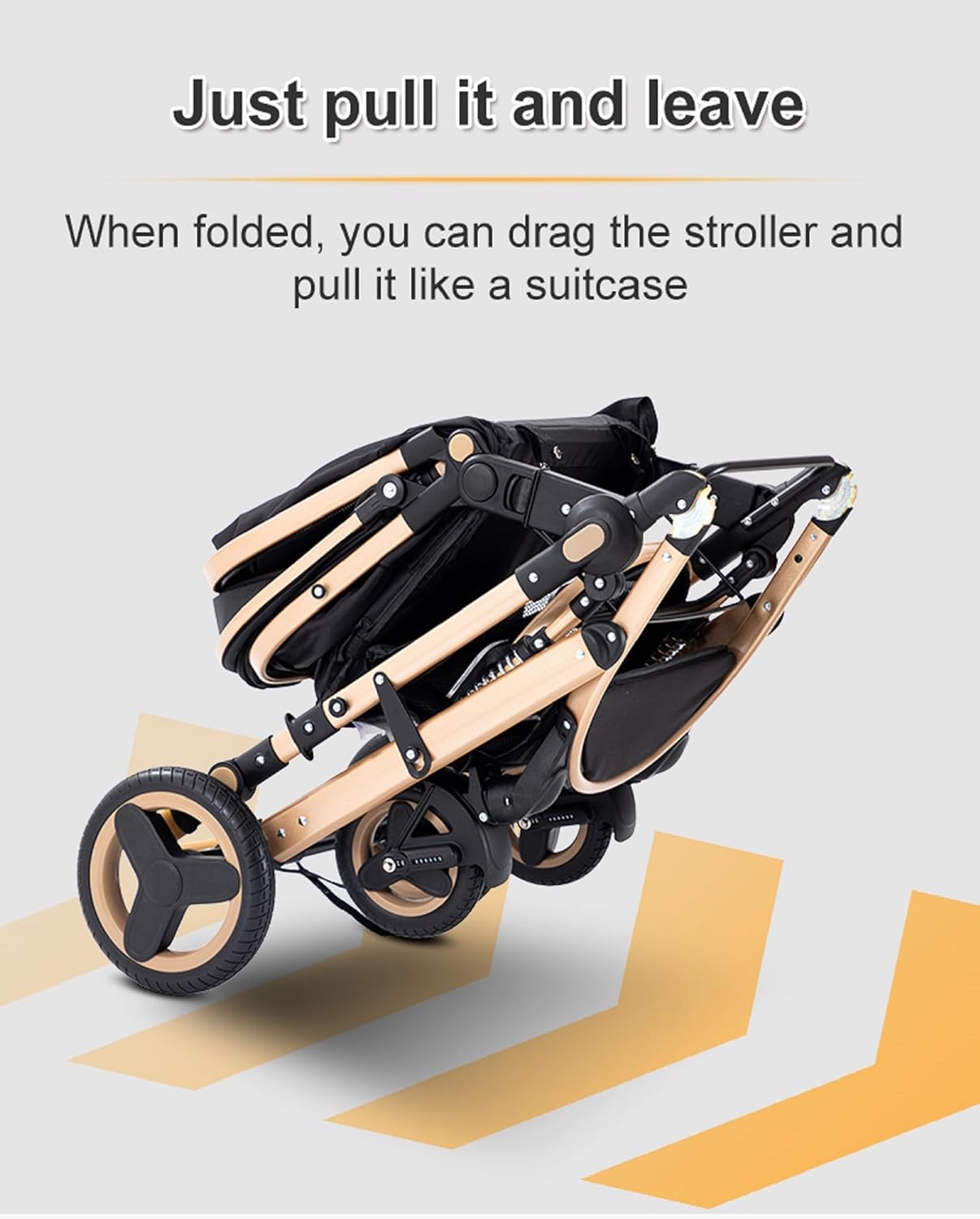 Poussette 3 en 1 Citadine Petitsmart – Tricycle Combiné avec Landau & Siège Auto