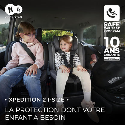 Siège Auto Kinderkraft XPEDITION i-Size Petitsmart – Évolutif 360° de 0 à 12 Ans (40–150 cm / 0–36 kg)